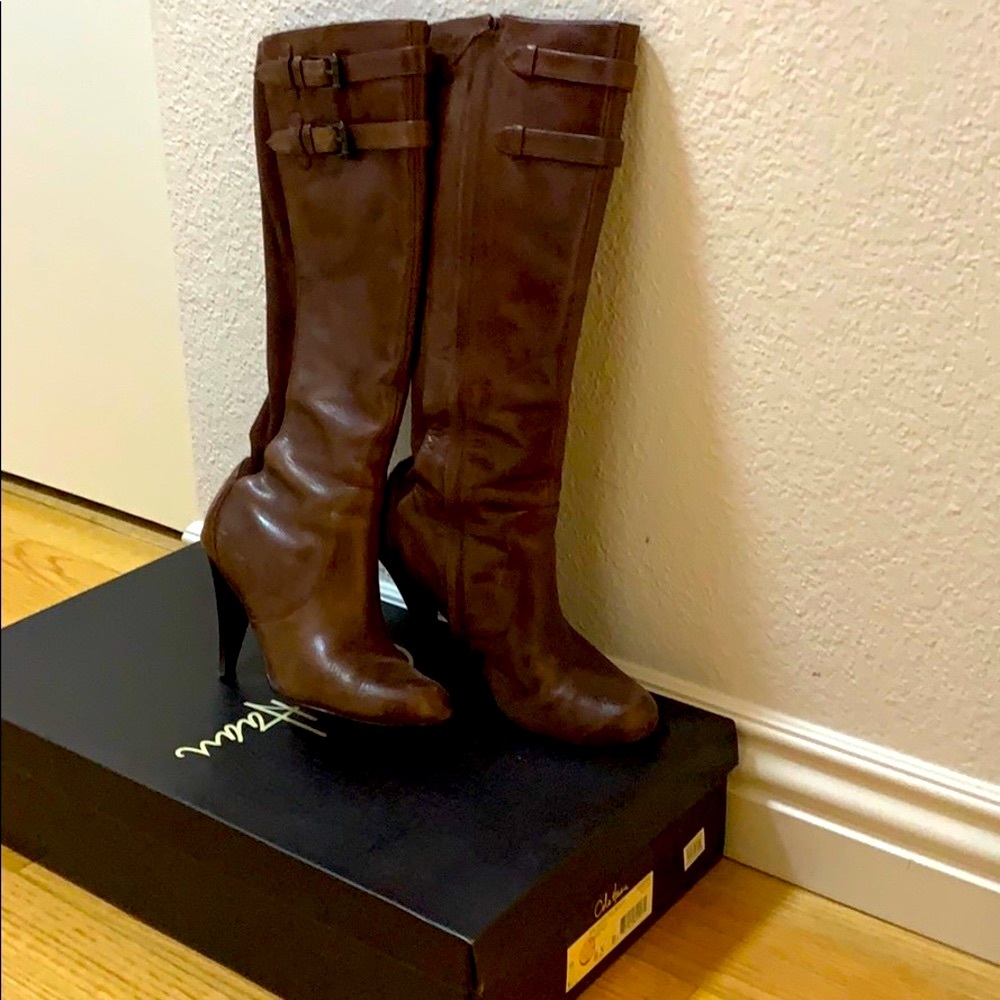 Cole Haan boots chestnut